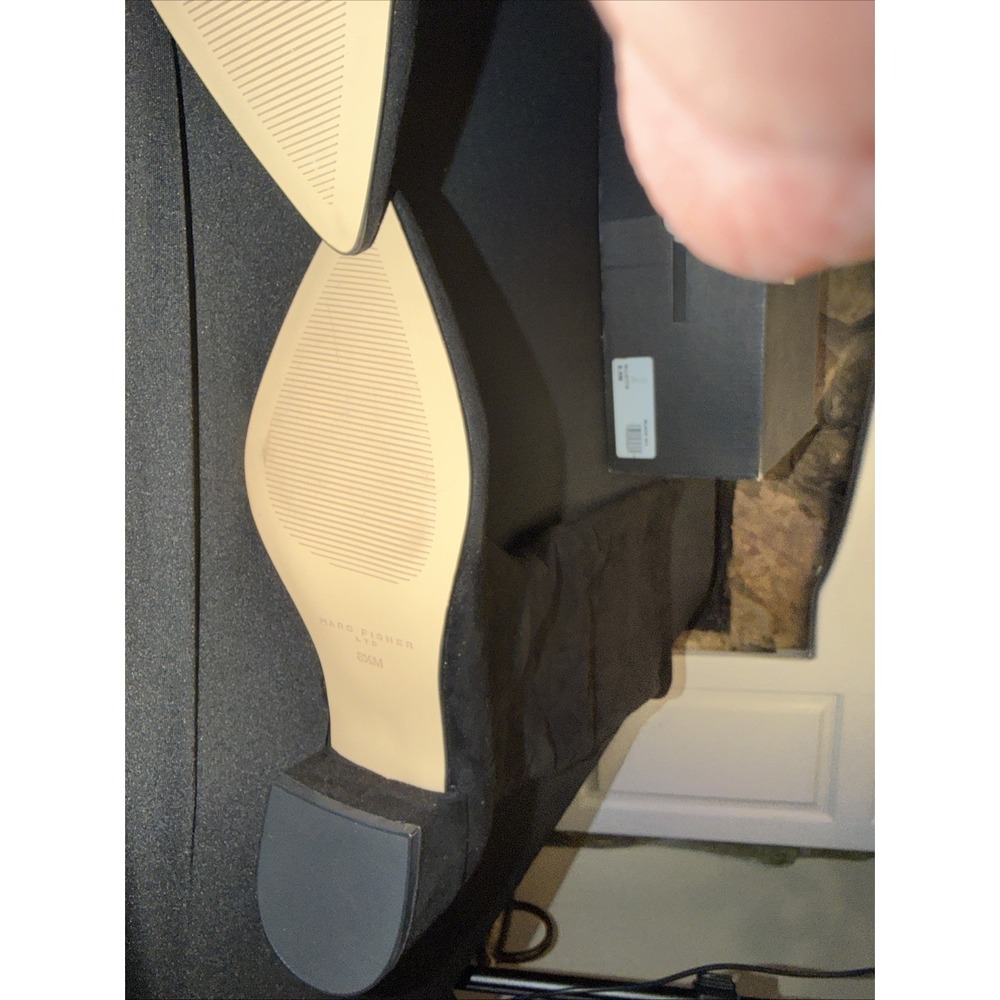 NEW MARC FISHER Lottie Over The Knee Black Suede Boots Women's Size 8.5 NIB $239 - Picture 8 of 16